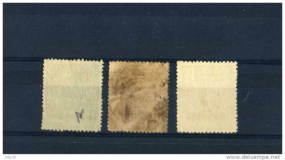 - INDE . TIMBRES DE SERVICE DE BHOPAL 1908 . OBLITERES - Bhopal