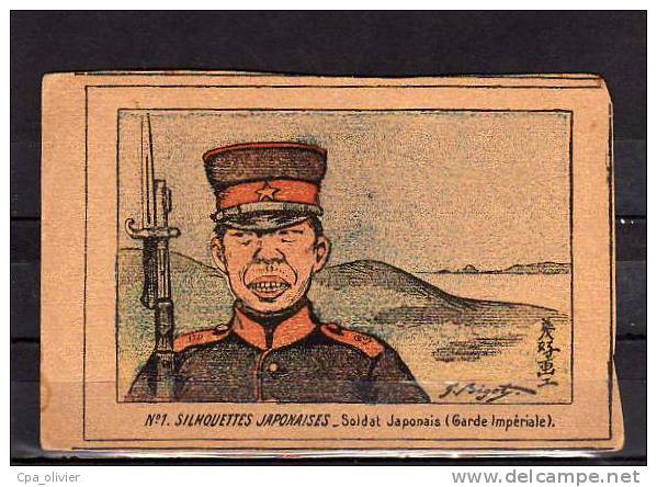 MIL Japon, Soldat Japonais, Garde Impériale, Illustrée Bigot, Ed ? 1, Silhouettes Japonaises, Dos 1900 *** ETAT *** - Uniformes