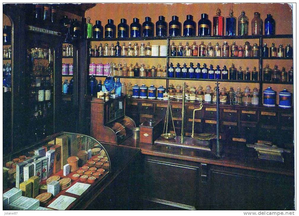 CPM      CHEMIST'S SHOP FRON STOCKTON ON TEES         OPEN AIR MUSEUM       BEAMISH STANLEY   COUNTY DURHAM - Altri & Non Classificati