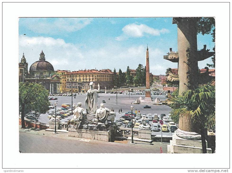 ROMA - Piazza Del Popolo - ANIMATA/AUTO - Nuova, Non Viaggiata - In Ottime Condizioni - DC2263. - Places & Squares