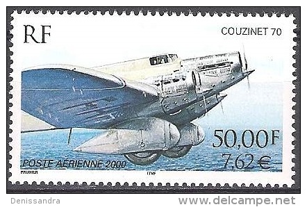 France 2000 Yvert Poste Aérienne 64 Neuf ** Cote (2012) 18.00 Euro Avion Couzinet 70 - 1960-.... Ungebraucht