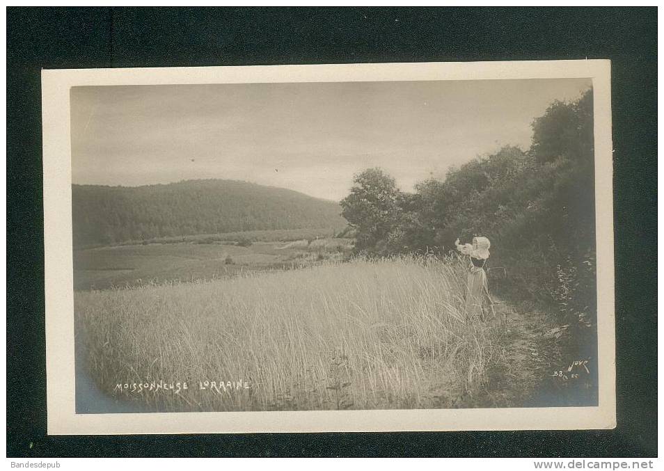 Carte Photo Animée - Moissonneuse  Lorraine ( Agriculture Moisson Paysanne  Edition Du PAYS LORRAIN Photo. JOVE ) - Lorraine