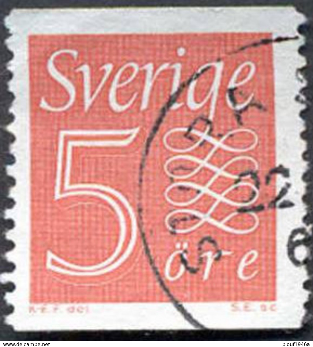 Pays : 452,04 (Suède : Gustave VI Adolphe)  Yvert Et Tellier N° :  459 (o) - Usados