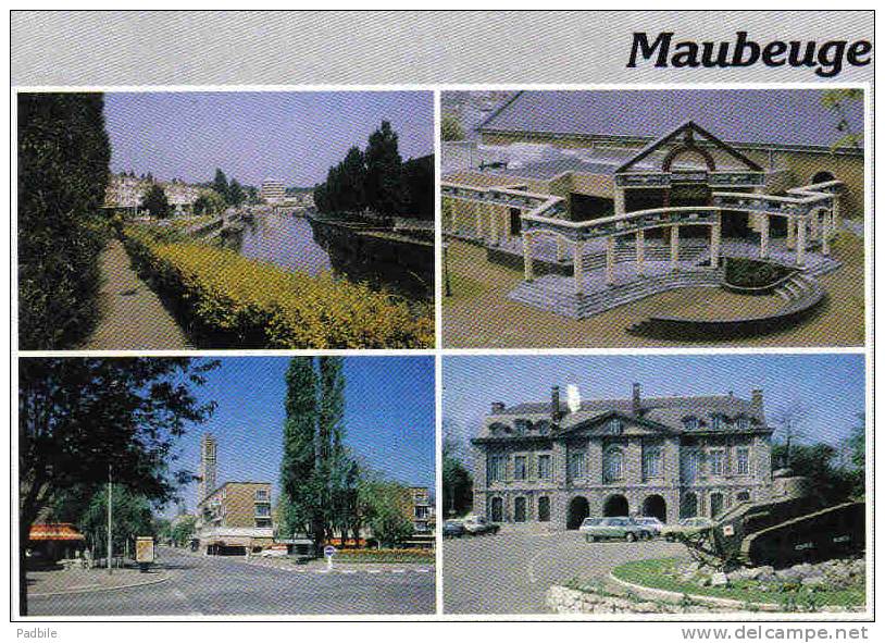 Carte Postale 59. Maubeuge Clairs De Lune   Trés Beau Plan - Maubeuge