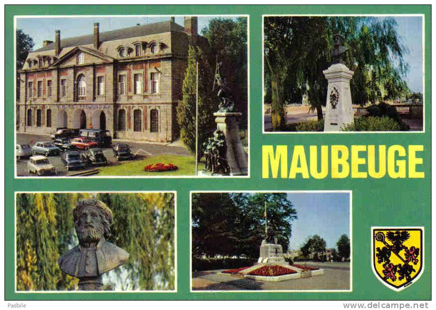 Carte Postale 59. Maubeuge Clairs De Lune   Trés Beau Plan - Maubeuge