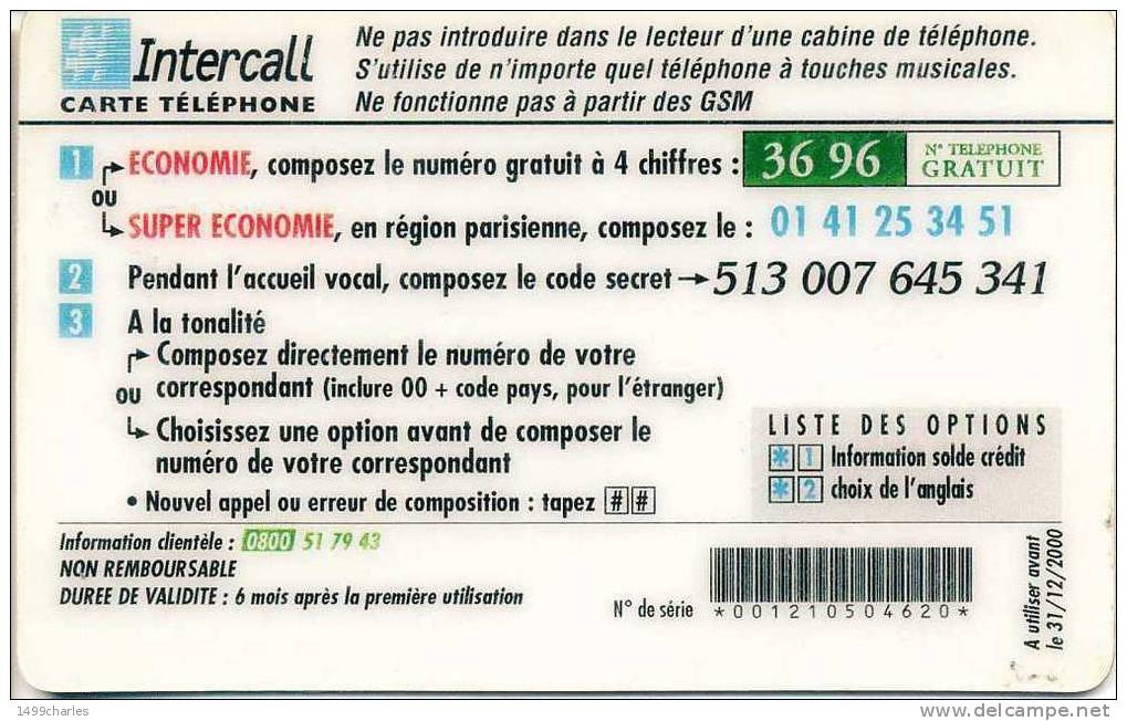 PREPAYEE INTERCALL  60 UNITES  Date Limite 31/12/2000 !!! - Sonstige & Ohne Zuordnung