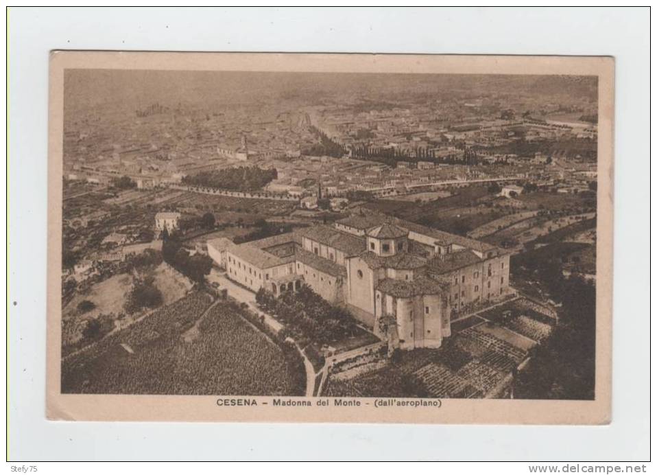 Cesena-madonna Del Monte-dall'aeroplano - Cesena