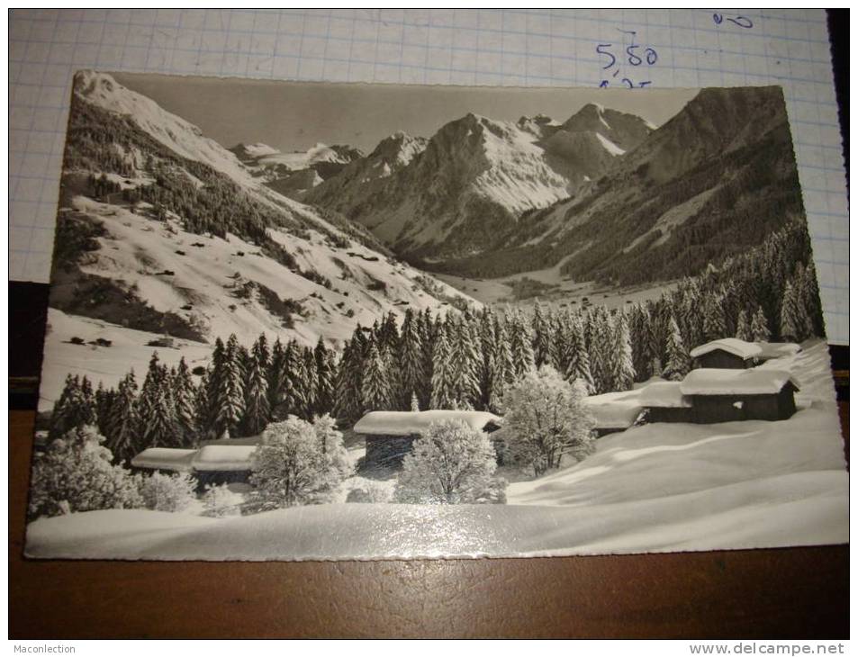 PARSENN Auf Der Route  Weissfluhjoch Klosters Blick Auf Die Shvrettagruppe - Klosters