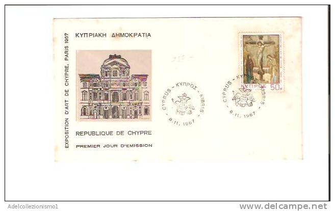 15098)lettera F.d.c  Greche Con 1 50m  Da Cyprus A Città Il 8-11-1967 - Briefe U. Dokumente