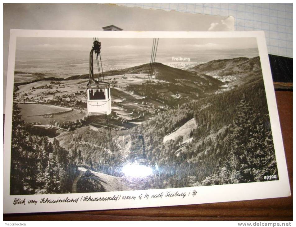 F FREIBURG Blick Von Schauinsland Schwarzwald .............Telepherique - Wald