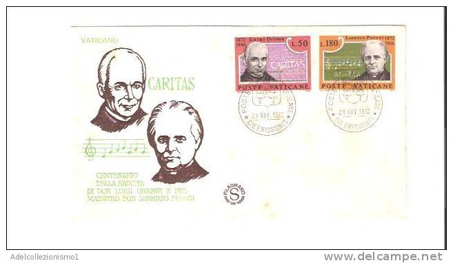 15141)lettera F.d.c Poste Vaticane Con 180£+50£  Caritas Da Città Del Vaticano A Città Il 28-11-1972 - Covers & Documents