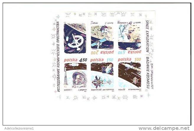15415)foglio Con 150+450+100+690+200 Spazio Esploration - Unused Stamps