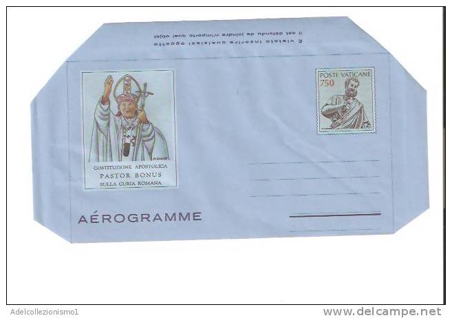 15438)aerogramme Con 750 £ Poste Vaticane Nuova - Brieven En Documenten