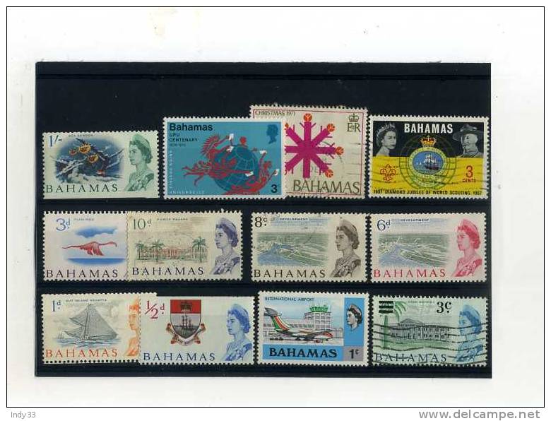 - ENSEMBLE DE TIMBRES DES BAHAMAS . - Bahamas (1973-...)