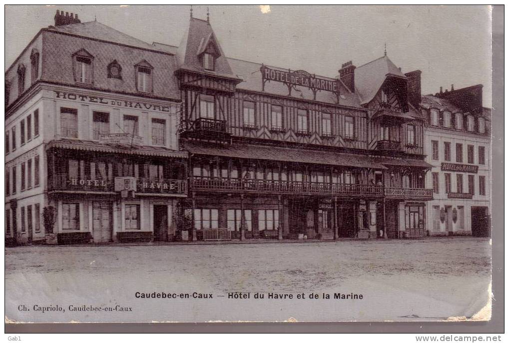 76 --- Caudebec - En - Caux --- Hotel Du Havre Et De La Marine - Caudebec-en-Caux