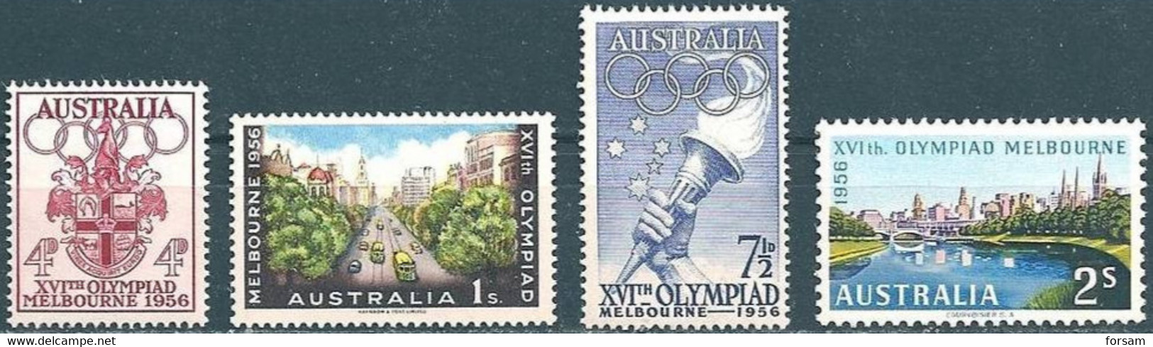 AUSTRALIA..1956..Michel #  266-269...MLH. - Mint Stamps