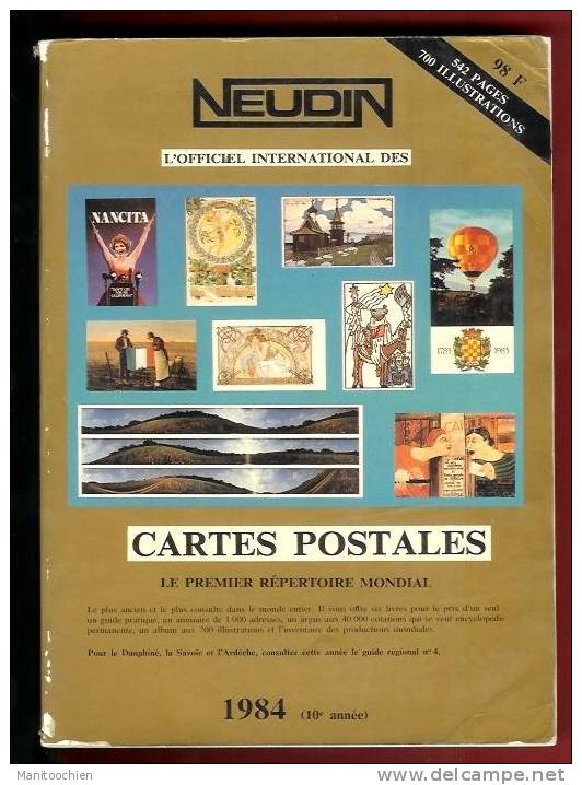 NEUDIN 1984 10eme ANNEE - Bücher & Kataloge