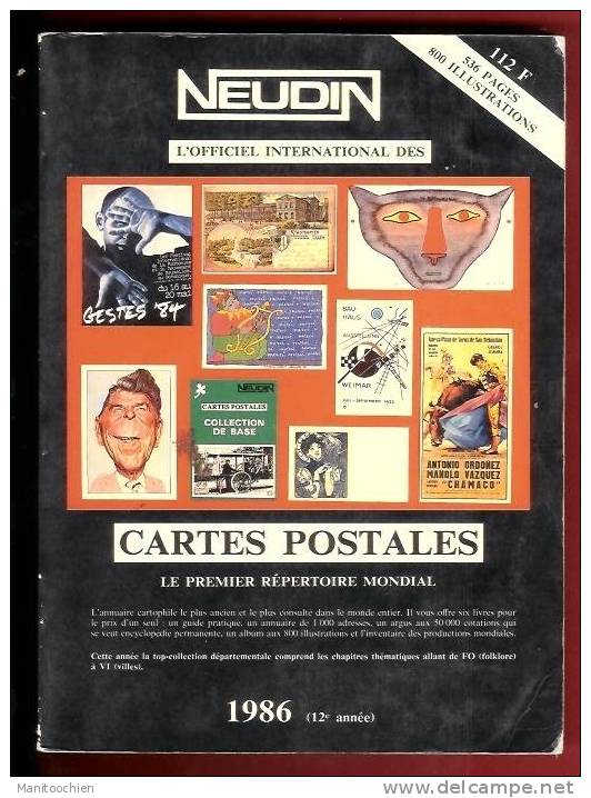 NEUDIN 1986 12eme ANNEE - Libri & Cataloghi