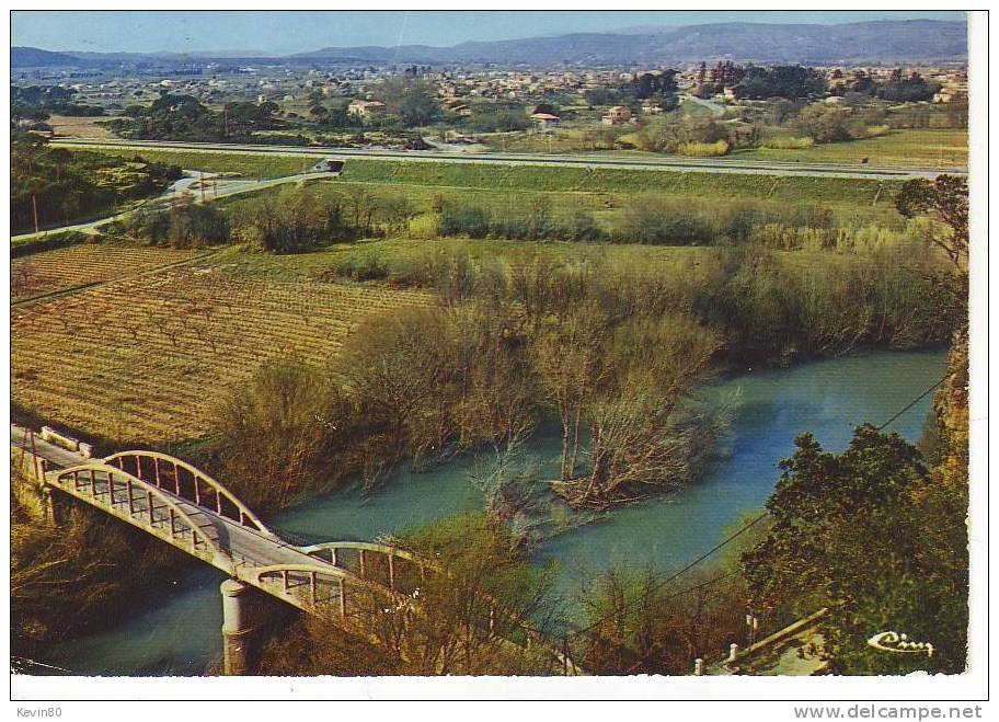 83 LE MUY Le Pont Et Vue Générale Cpsm Couleur - Le Muy