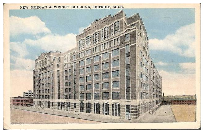 New Morgan And Wright Building, Detroit, Michigan, Mich, MI, 1915 To 1930 Early Modern Era Postcard # 2211 - Detroit