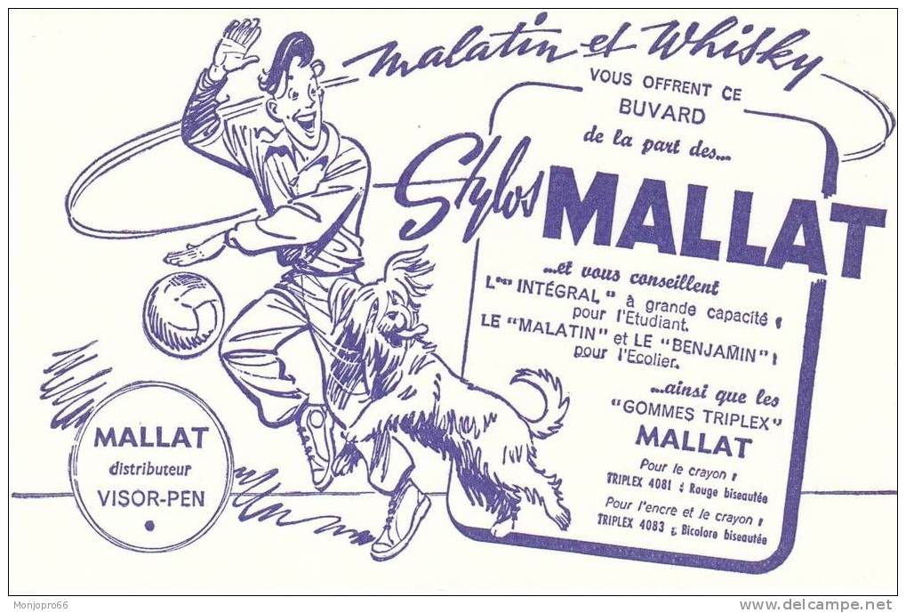 Buvard Stylos MALLAT - Stationeries (flat Articles)
