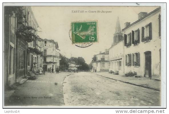 H 333 / CPA -   TARTAS  (40)   COURS SAINT JACQUES - Tartas