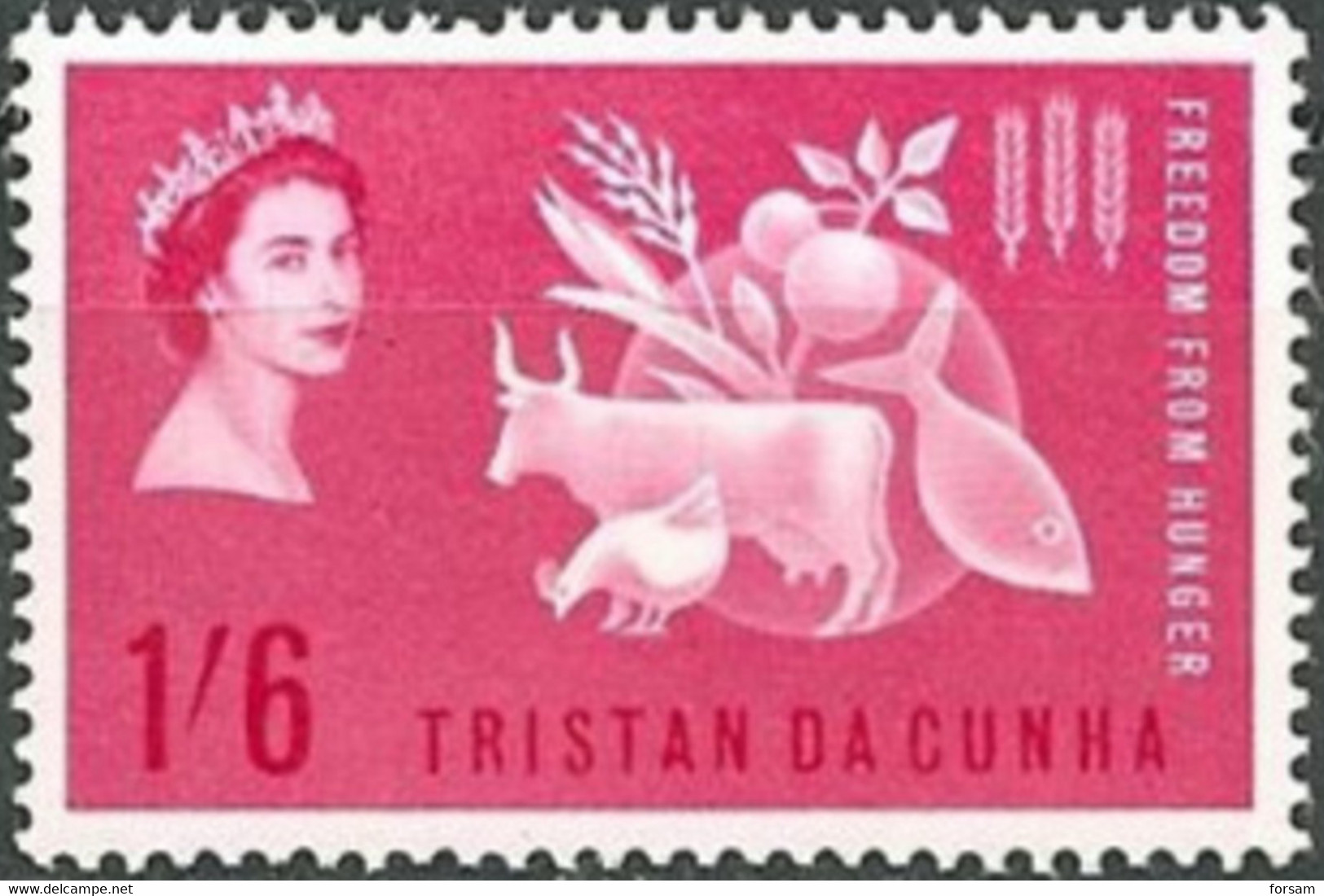 TRISTAN DA CUNHA..1963..Michel # 68...MLH. - Tristan Da Cunha