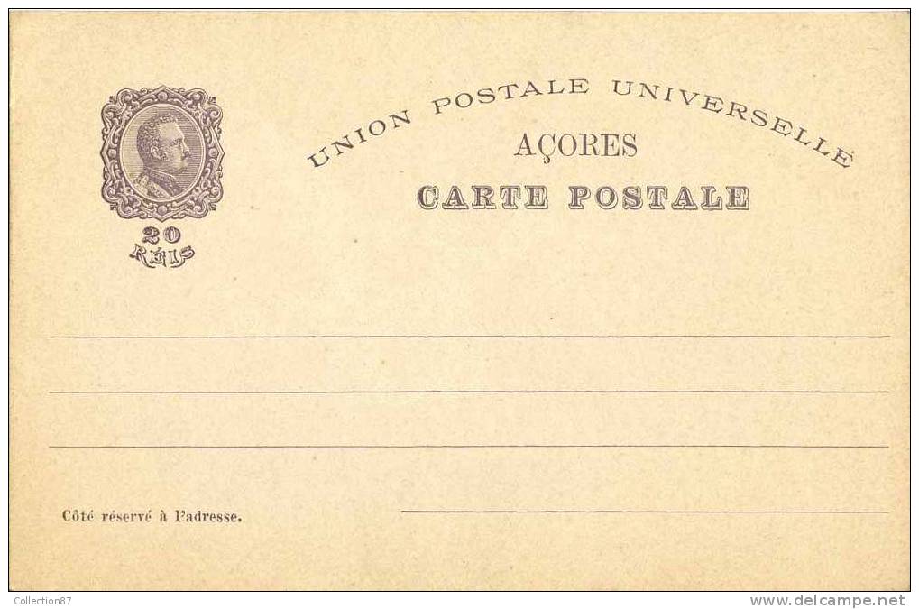 PORTUGAL  - ACORES - CASTEL De PENA CINTRA -CENTENARIO DA INDIA -CENTENAIRE Des INDES -CARTE ENTIER POSTAL - 1898 - Açores