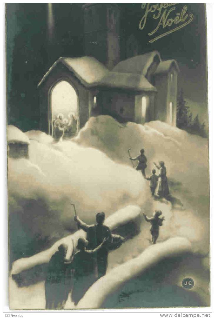 Belle Cp  Creche Joyeux Noel  Circule 23/12/1941 - Altri & Non Classificati