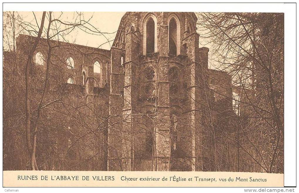 Ruines De L'abbaye De Villers Choeur Exterieur (k189) - Villers-la-Ville