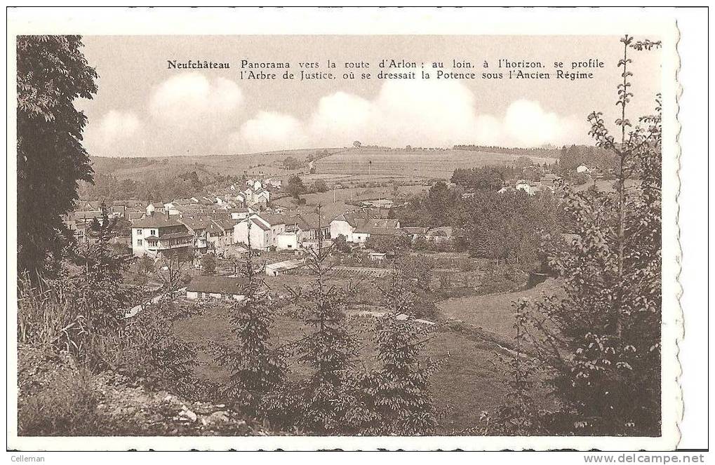 Neufchateau Panorama Vers La Route D'arlon (g849) - Neufchâteau