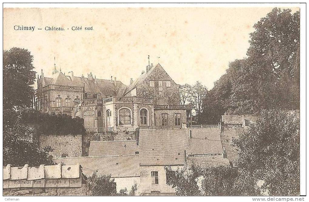 Chimay Chateau Cote Sud 1907 (h775) - Chimay