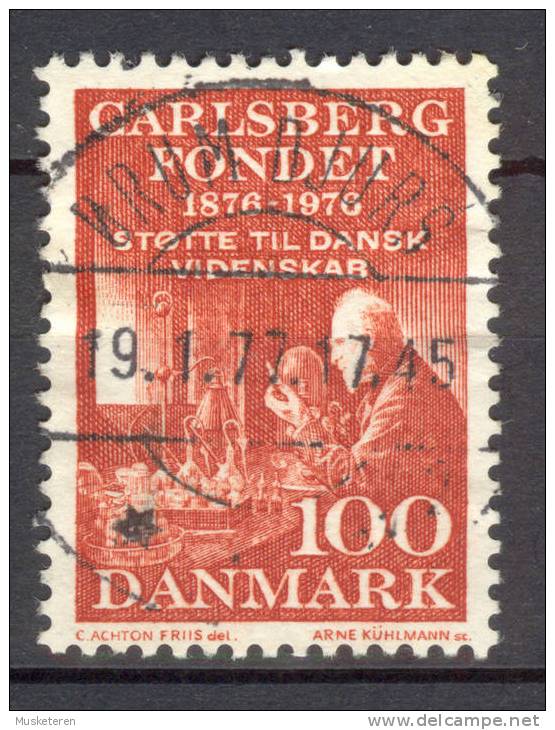 Denmark 1976 Mi. 630 Carlsberg Anniversary SCARCE & Deluxe ØRUM DJURS, SCARCE Cancel !! - Used Stamps
