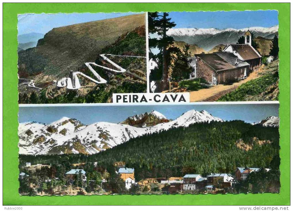 PEIRA CAVA 1963 CARTE EN BON ETAT - Lucéram