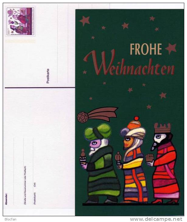 Weihnachten 1998 Bund PSoKte. 56/01-05 + 5 Weihnachtssätze 1994 bis 1998 ** 27€