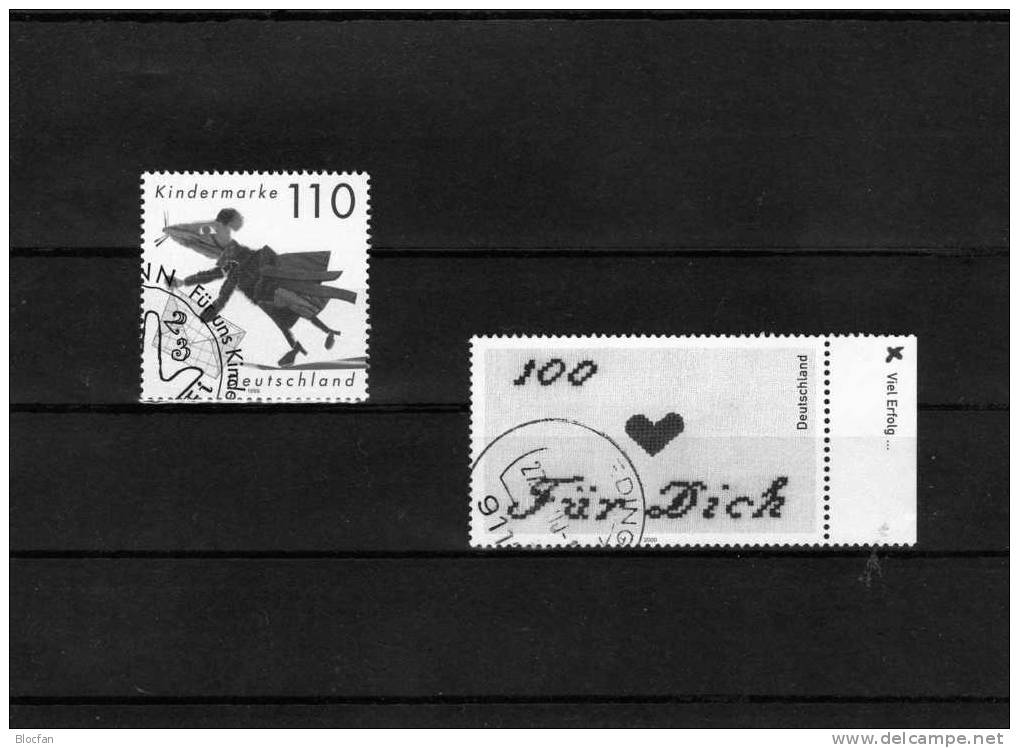 Briefmarken - Sprache 2000 Bund PSoKte. 71/03 + Marken 2072 Und  2138 O 5€ - Marionnetten