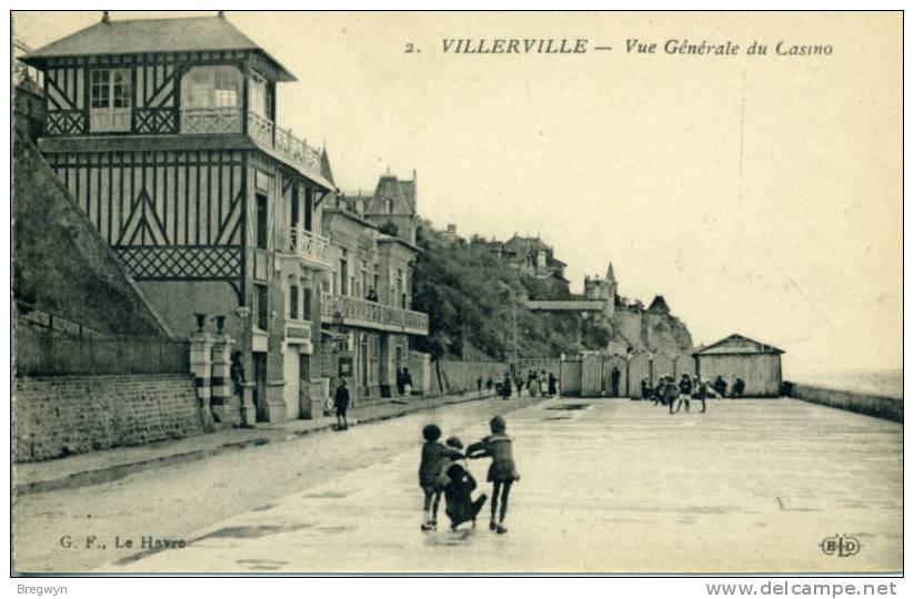 CPA Villerville - Vue Générale Du Casino - Villerville