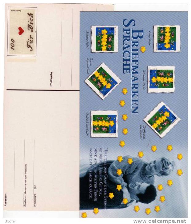 Briefmarken - Sprache 2000 Bund PSoKte. 71/05 + Marken 2113 Und  2138 O 4€ - 2000