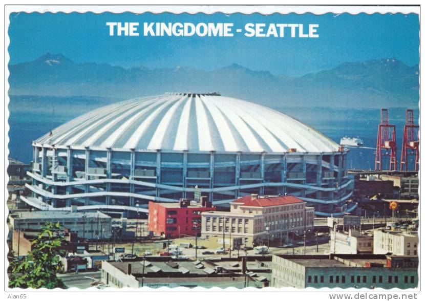 Kingdome Seattle Stadium On Postcard - Seattle