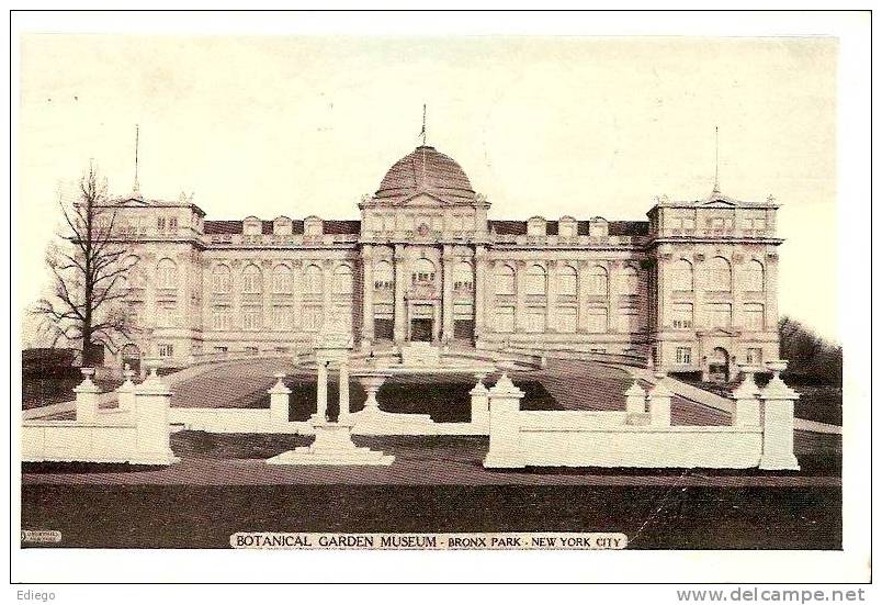 NEW-YORK CITY  1936:  BOTANICAL GARDEN MUSEUM BRONX PARK - Bronx