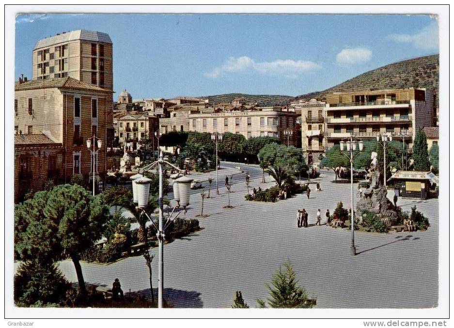 IGLESIAS, PIAZZA SELLA,  VG 1970, ANIMATA ***** - Iglesias