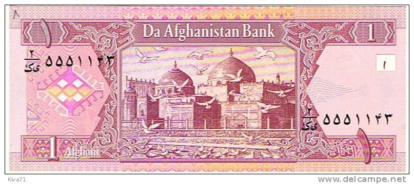 1 Afghanis   "AFGHANISTAN"     UNC       Bc 9 - Afghanistan