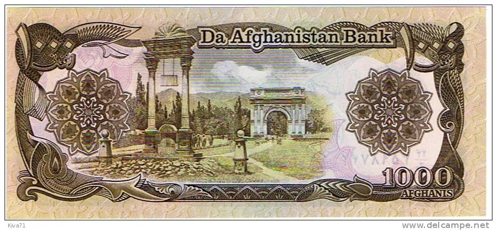 1000 Afghanis   "AFGHANISTAN"     UNC       Bc 10 - Afghanistan