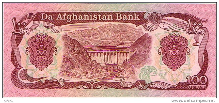 100 Afghanis   "AFGHANISTAN"     UNC       Bc 9 - Afghanistan