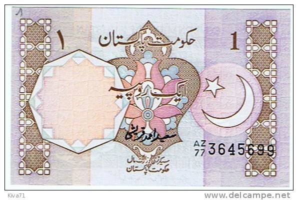 1 Rupee "PAKISTAN"    UNC    Ble 60 - Pakistan