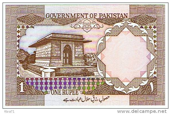 1 Rupee "PAKISTAN"    UNC    Ble 60 - Pakistán