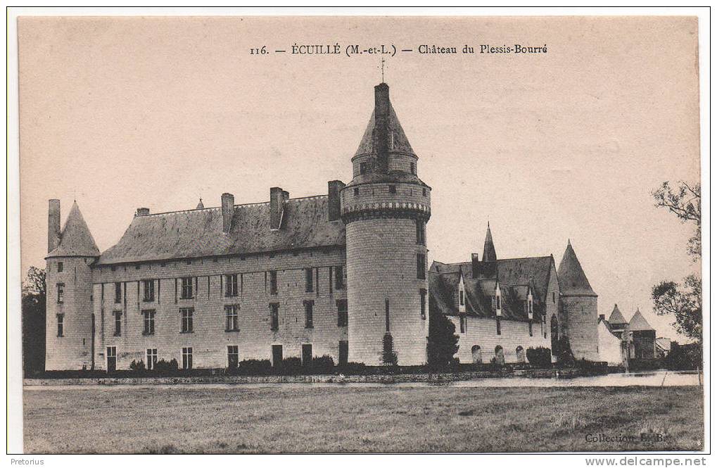 *** DEPT 49 / ECUILLE - CHATEAU DE PLESSIS BOURRE *** - Les Ponts De Ce