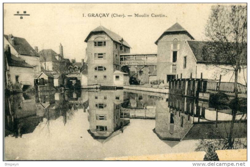 18 - CPA Graçay - Moulin Cantin - Graçay