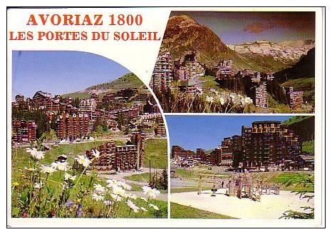 AVORIAZ     1800  - Les Portes Du Soleil-  3 Vues - Avoriaz