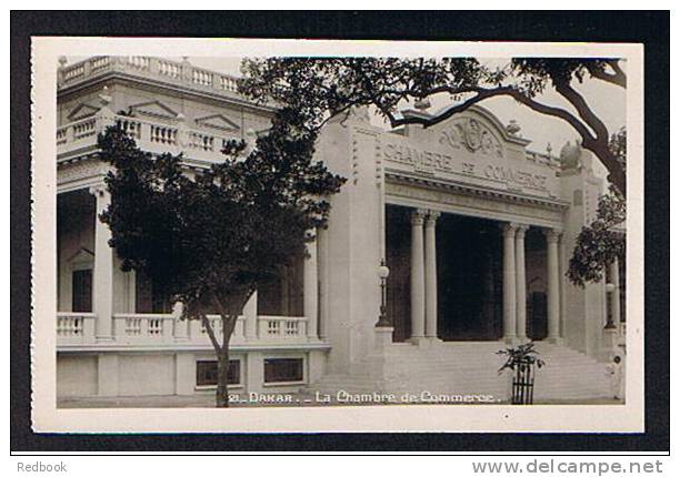 Real Photo Postcard Dakar Senegal - La Chambre De Commerce - Ex France Colony - Ref 266 - Senegal